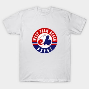 Vintage West Palm Beach Expos Baseball 1969 T-Shirt